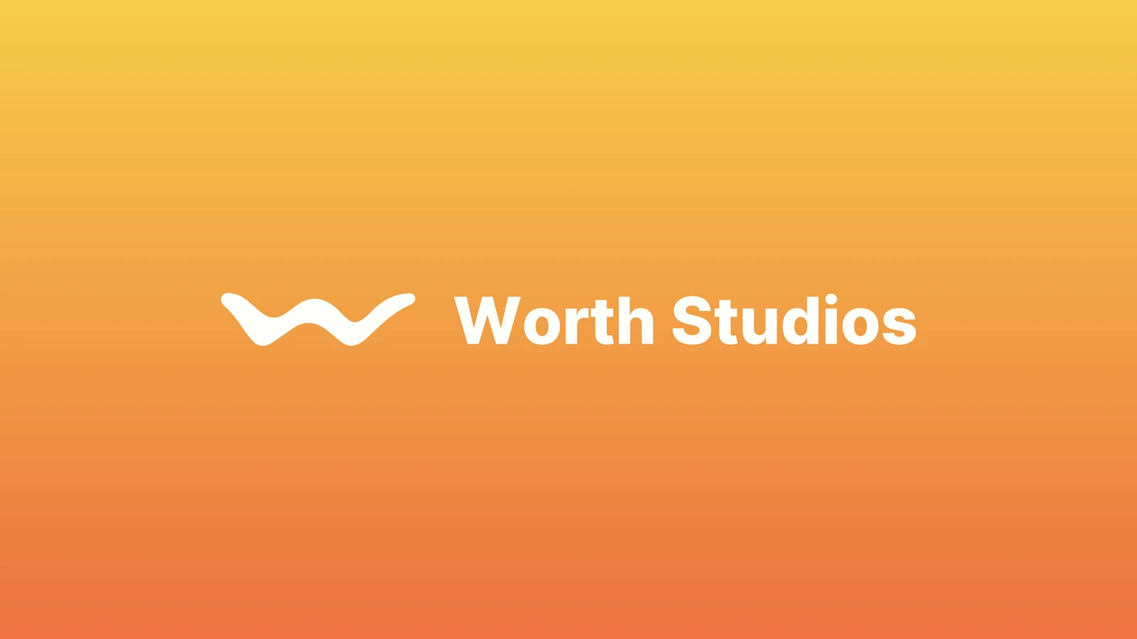 Worth Studios logo on the brand gradient